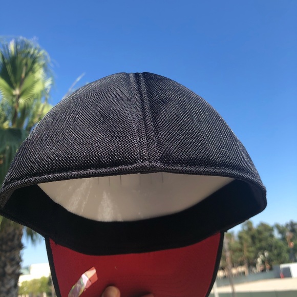 Trojan Headware USC Logo Baseball Cap 6 Panel Black White Baseball Hat NEW - Picture 6 of 7